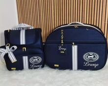  Bolsas para Bebe Personalizadas Azul Marinho - 76577