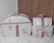  Bolsas para Bebe Personalizadas Branca com Rose - 76603